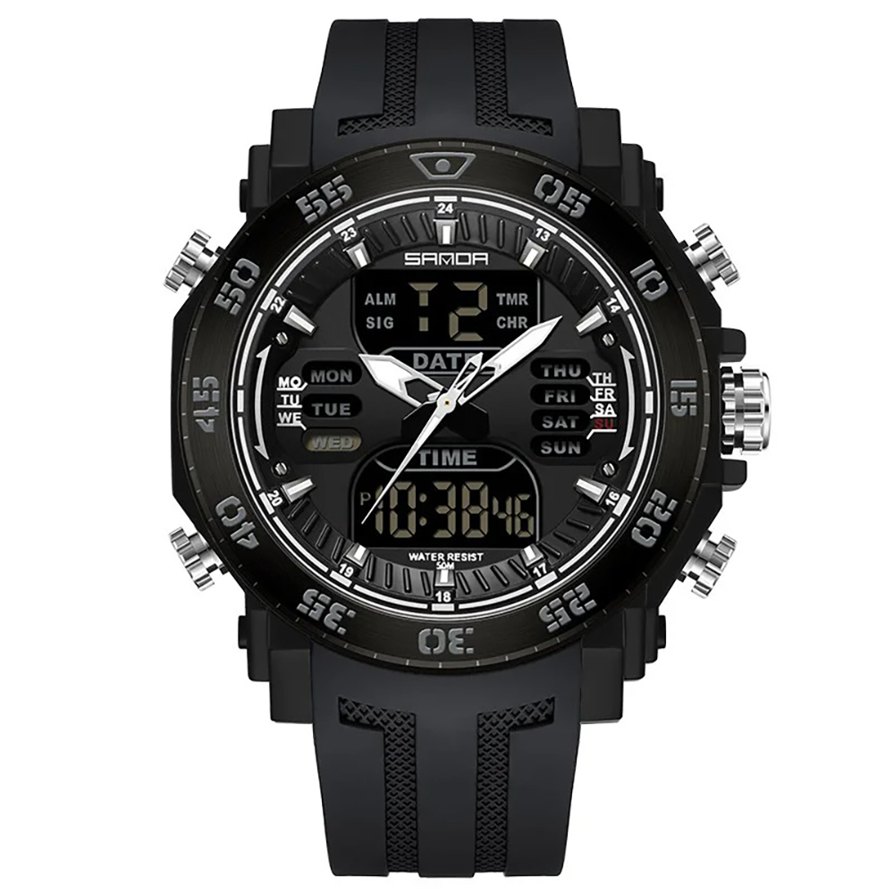 Reloj original Sanda 6029 Negro